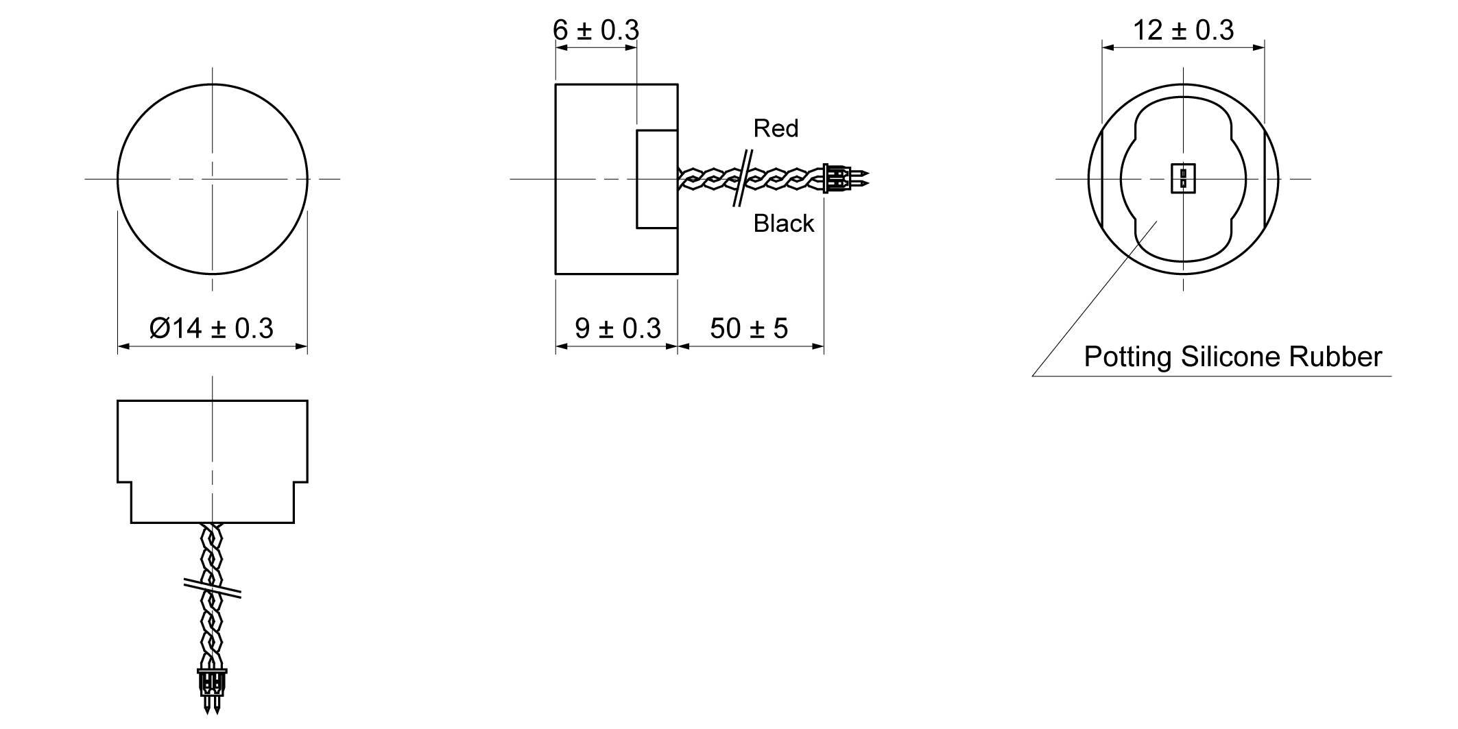 UC14G-X354 Mechanical Drawing